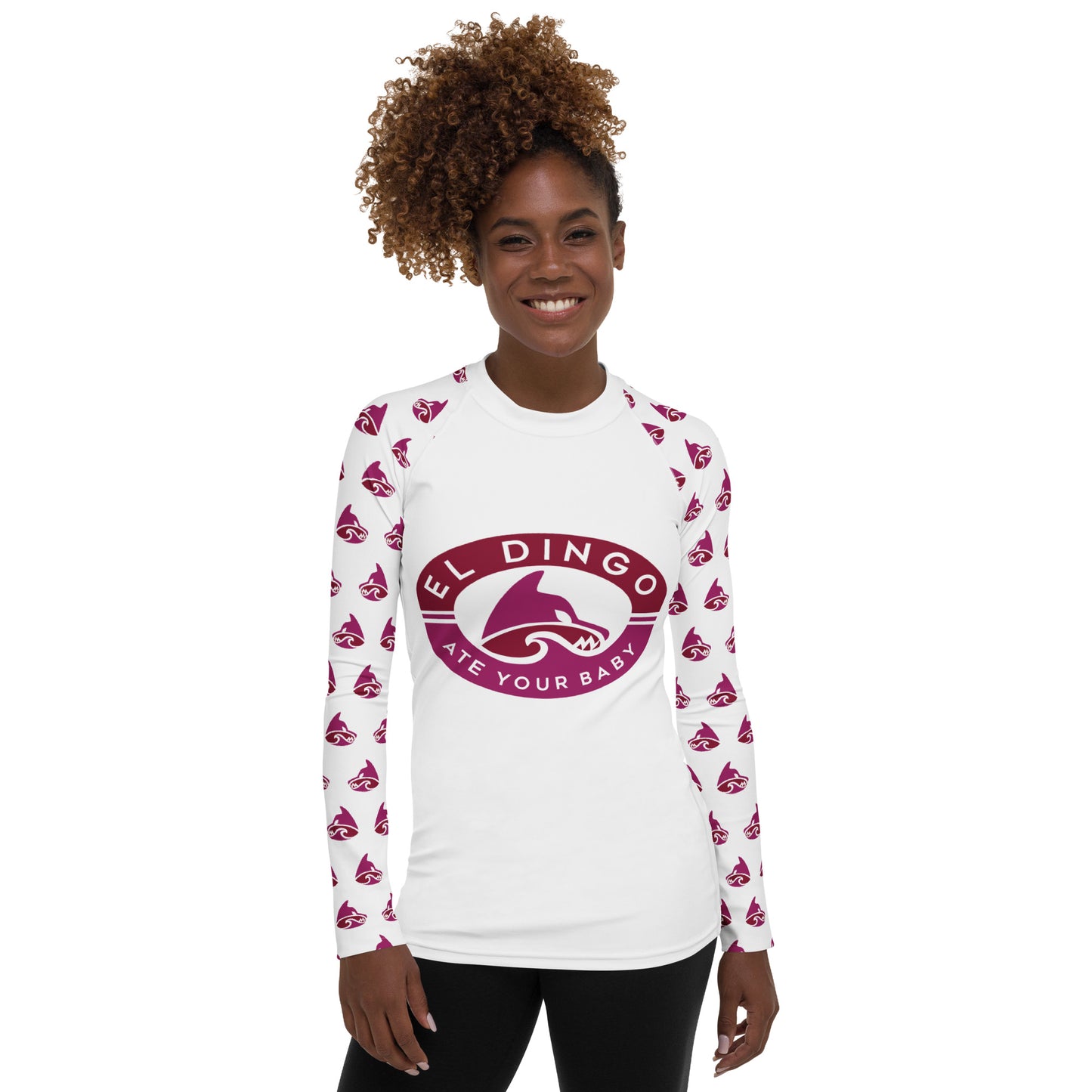 el dingo red / purple - women's rash guard