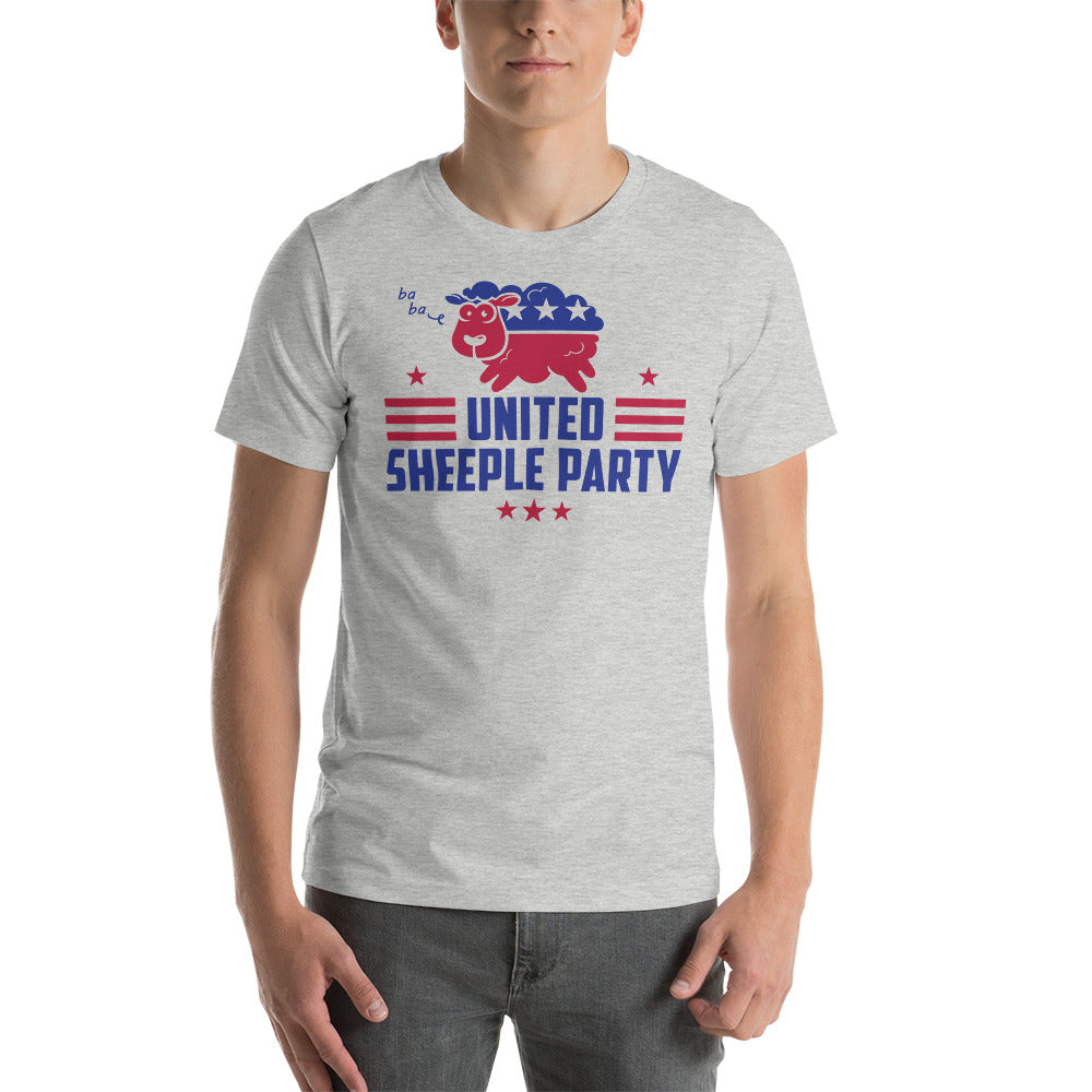 united sheeple party short-sleeve unisex t-shirt