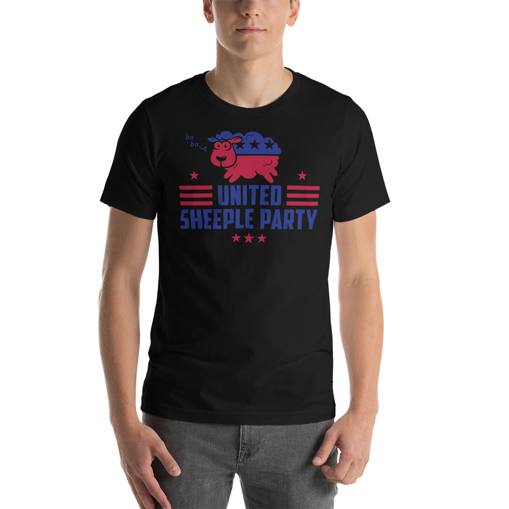 united sheeple party short-sleeve unisex t-shirt