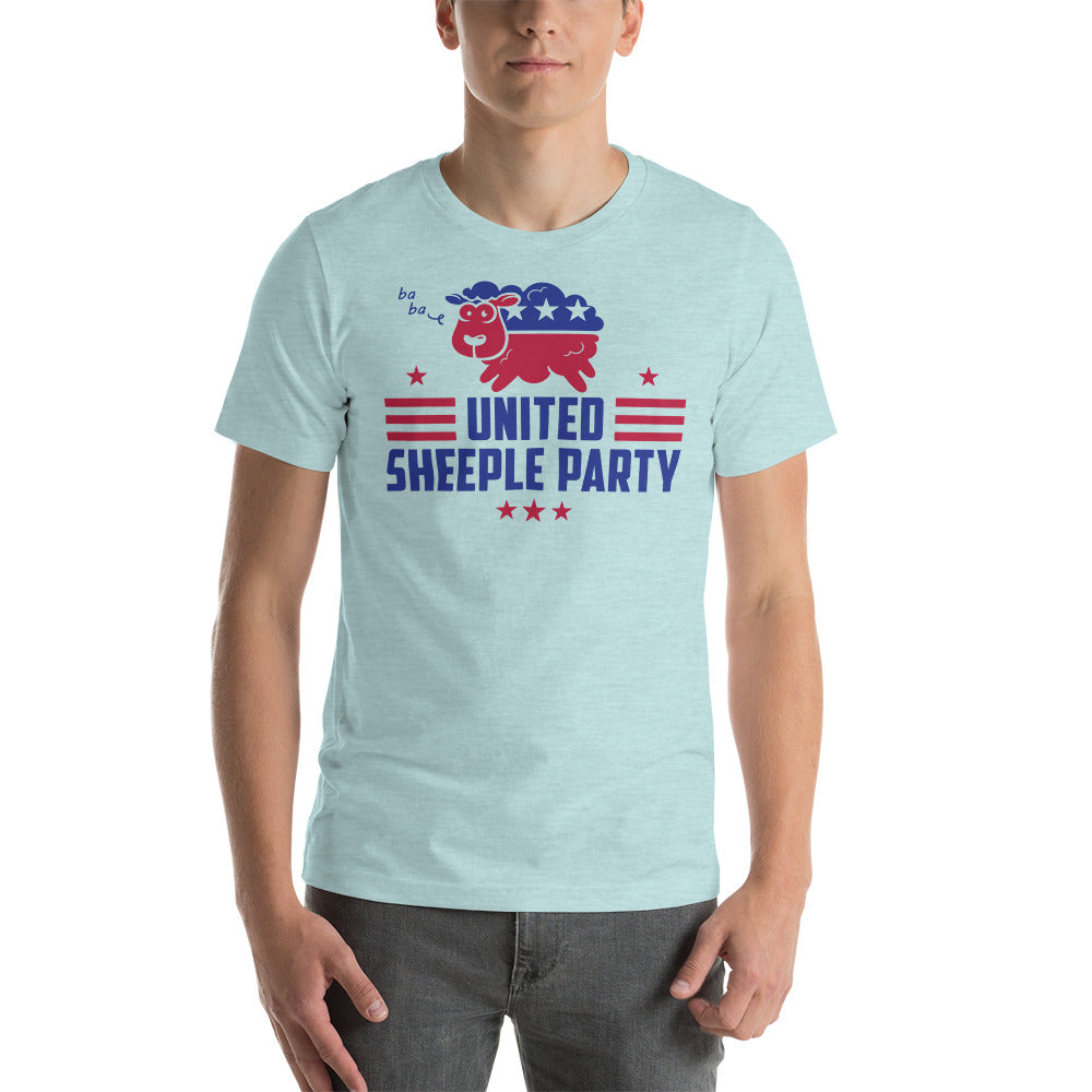 united sheeple party short-sleeve unisex t-shirt