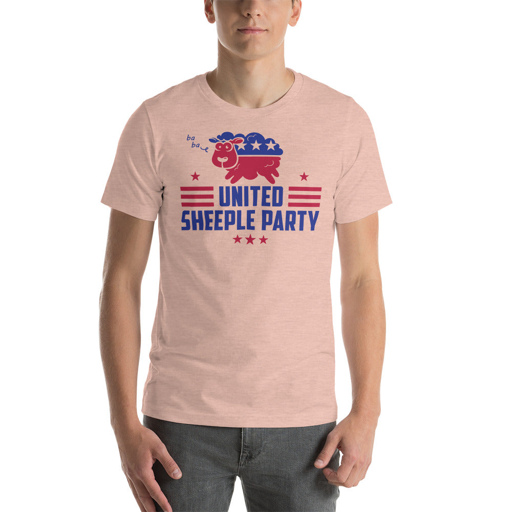 united sheeple party short-sleeve unisex t-shirt