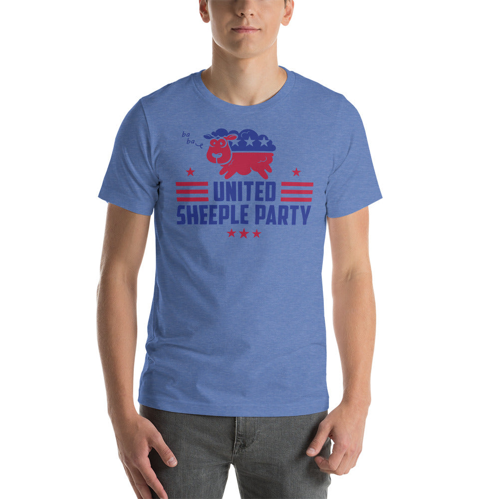united sheeple party short-sleeve unisex t-shirt