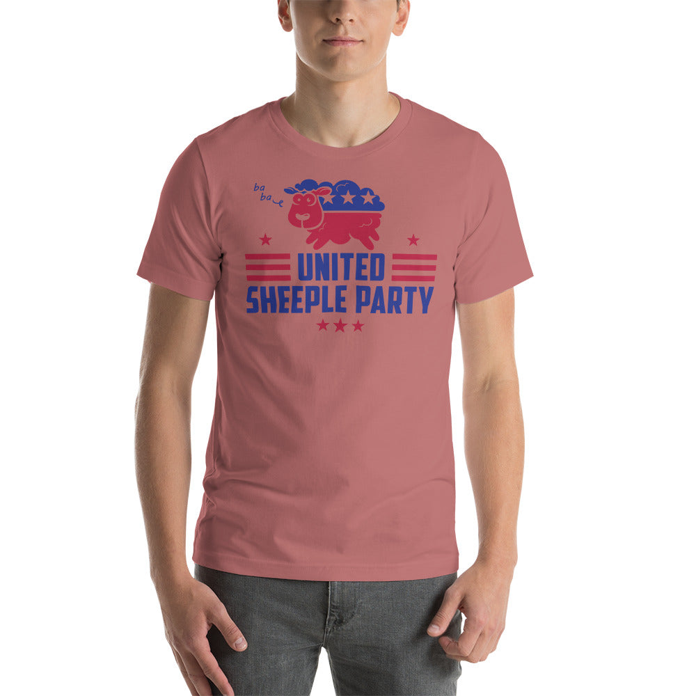 united sheeple party short-sleeve unisex t-shirt