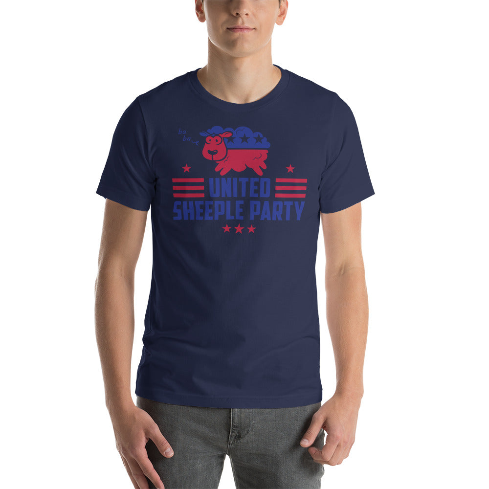 united sheeple party short-sleeve unisex t-shirt
