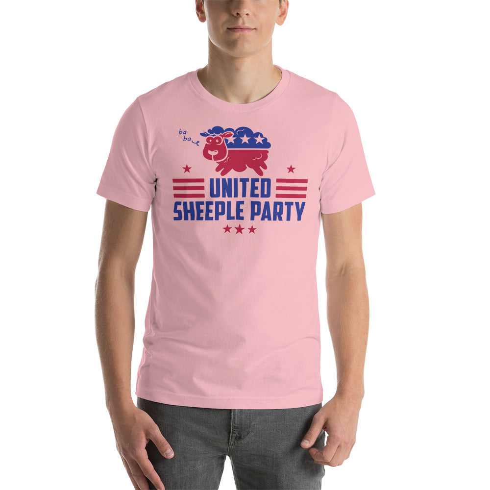 united sheeple party short-sleeve unisex t-shirt