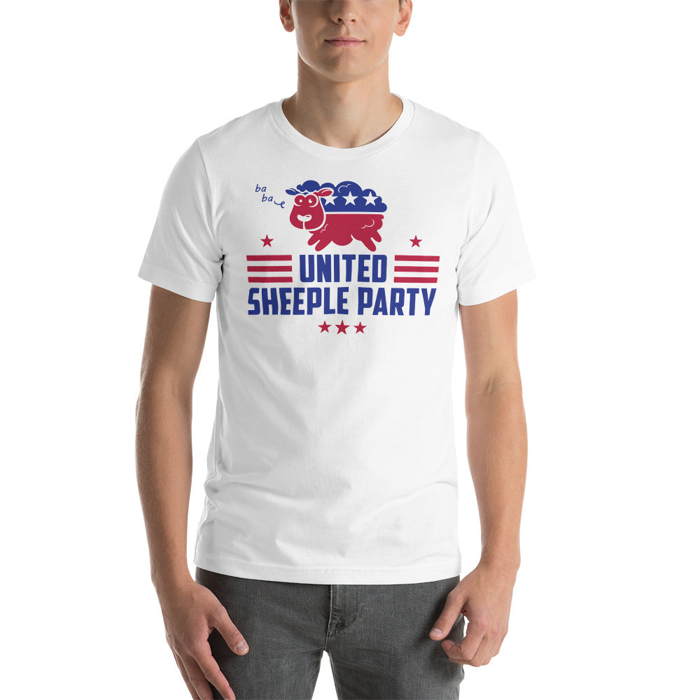united sheeple party short-sleeve unisex t-shirt