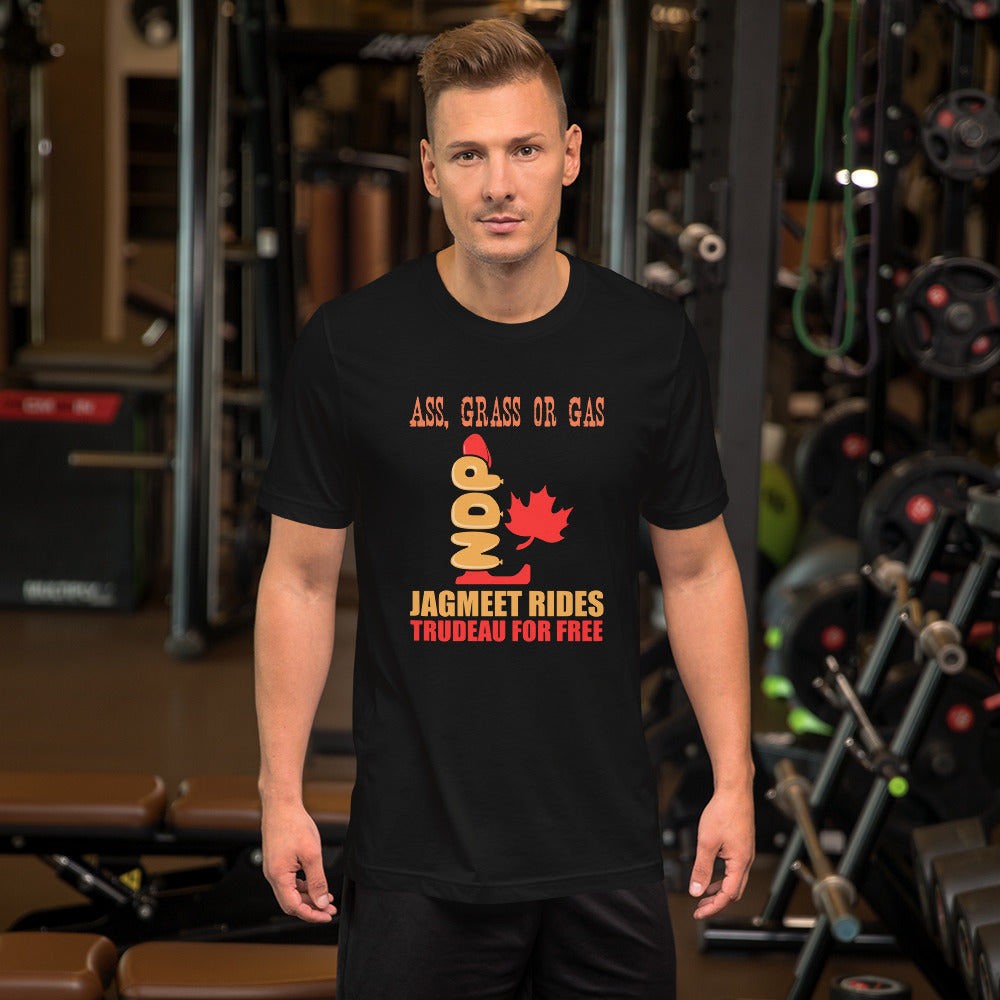 jagmeet rides jt for free - unisex t-shirt