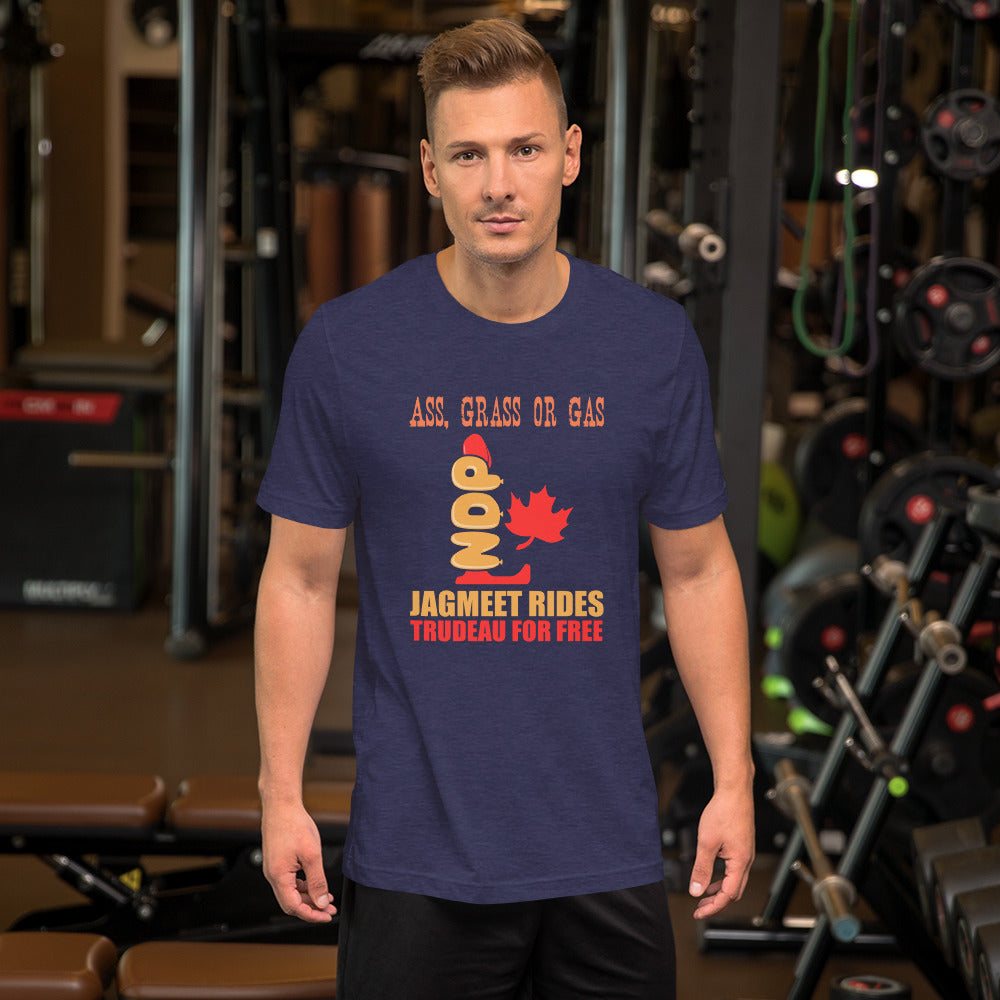 jagmeet rides jt for free - unisex t-shirt
