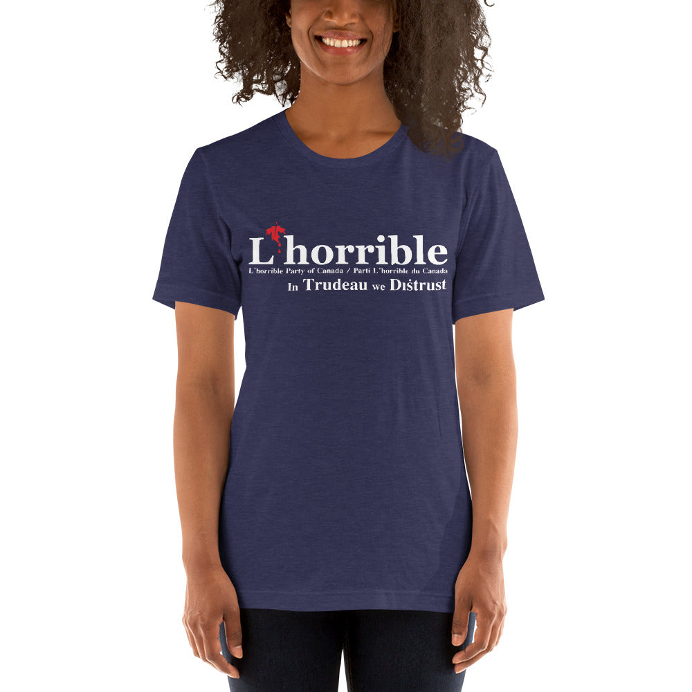 l'horrible party of canada - unisex t-shirt