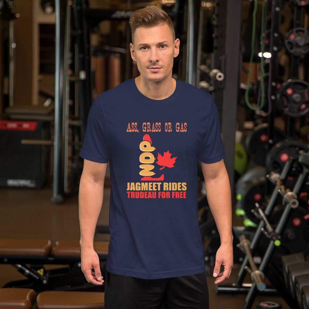 jagmeet rides jt for free - unisex t-shirt