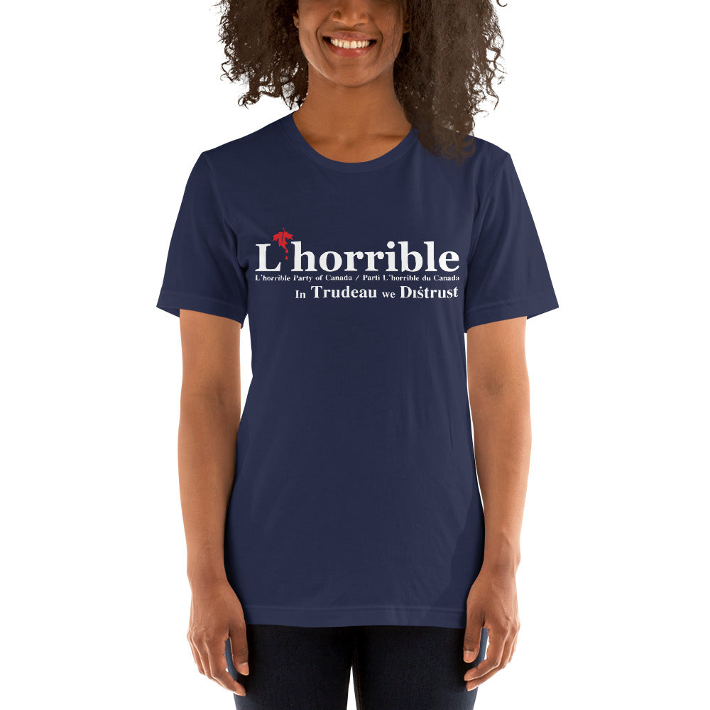 l'horrible party of canada - unisex t-shirt