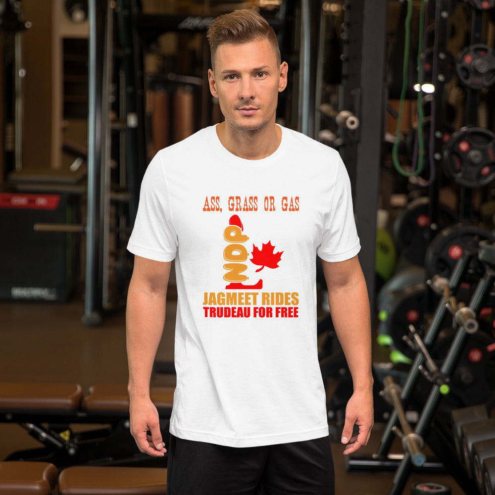 jagmeet rides jt for free - unisex t-shirt