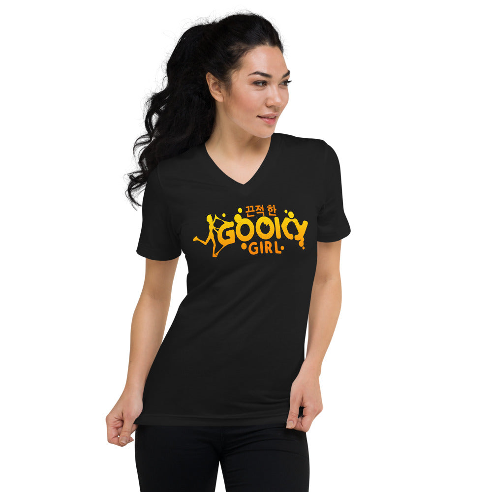 gooky girl (sticky) v-neck t-shirt