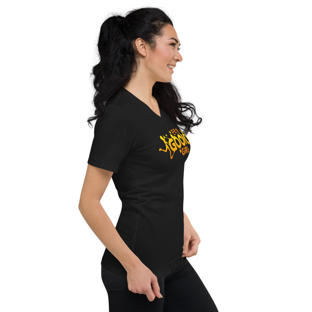 gooky girl (sticky) v-neck t-shirt