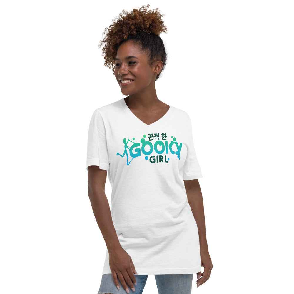 gooky girl (sticky) v-neck t-shirt