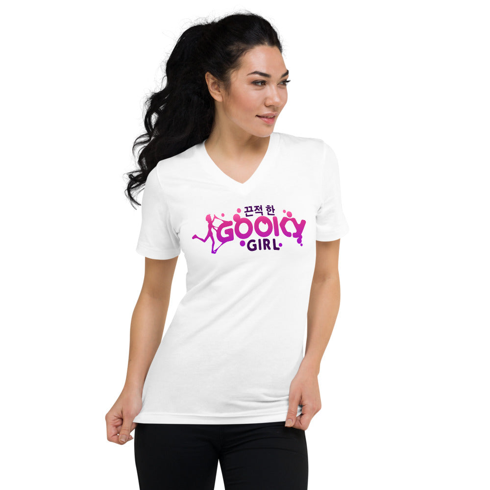 gooky girl (sticky) v-neck t-shirt