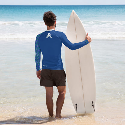 El Dingo Blue Cerulean - Men's Rash Guard