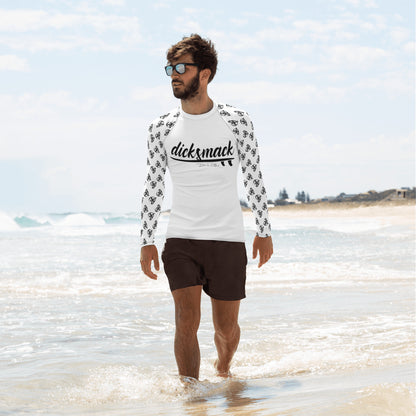 Dicksmack White - Men's Rash Guard