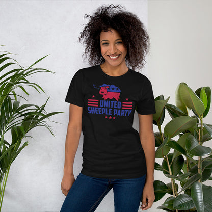 United Sheeple Party (Cute) Short-Sleeve Unisex T-Shirt