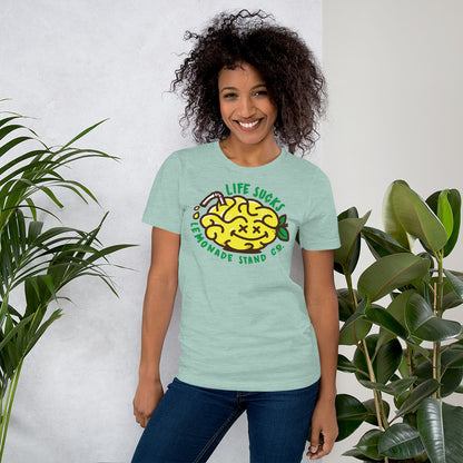 Life Sucks Lemonade Co. (Circular) Short-Sleeve Unisex T-Shirt