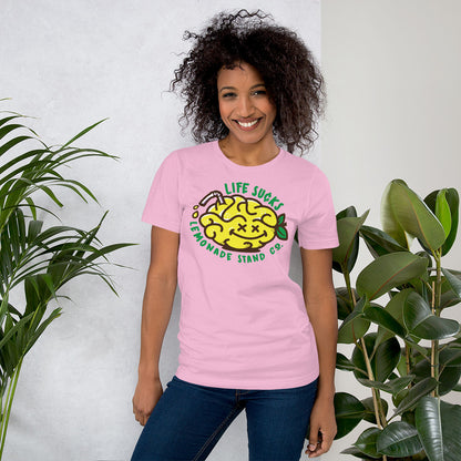 Life Sucks Lemonade Co. (Circular) Short-Sleeve Unisex T-Shirt