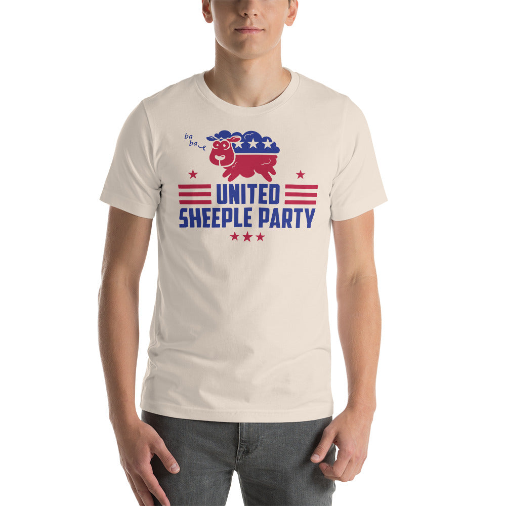 United Sheeple Party Short-Sleeve Unisex T-Shirt